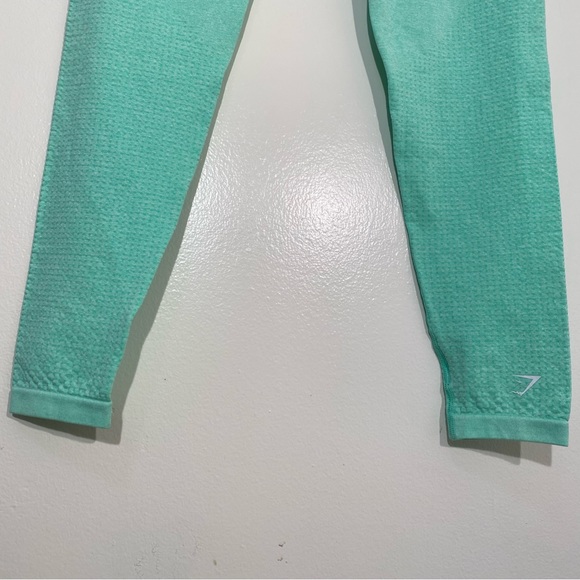 Gymshark VITAL SEAMLESS 2.0 LEGGINGS Aqua Marl L - Picture 10 of 13